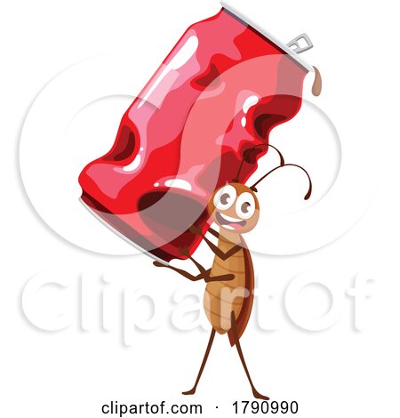 Cockroach Carrying a Soda Can by Vector Tradition SM