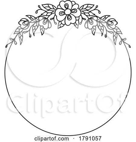 Floral Frame by Vector Tradition SM