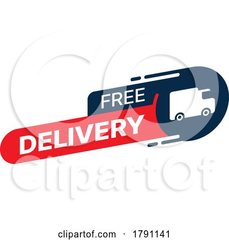Delivery Truck and Free Delivery Icon by Vector Tradition SM