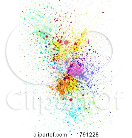 Abstract Background with a Watercolour Splatter Texture by KJ Pargeter