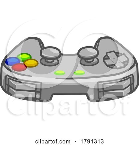 Video Game Gaming Console Controller by AtStockIllustration