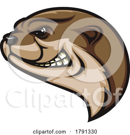 Tough Otter Mascot by Vector Tradition SM