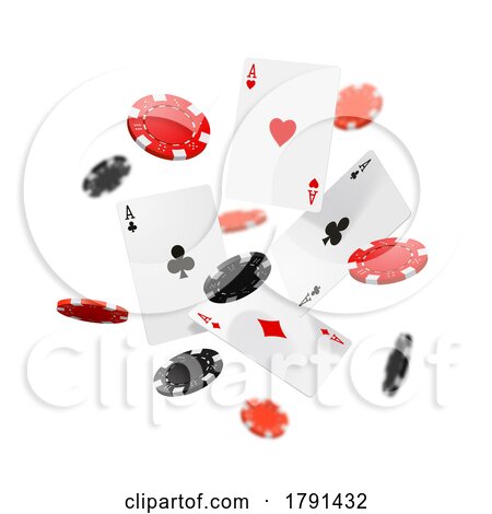 Poker Chips and Playing Cards by Vector Tradition SM