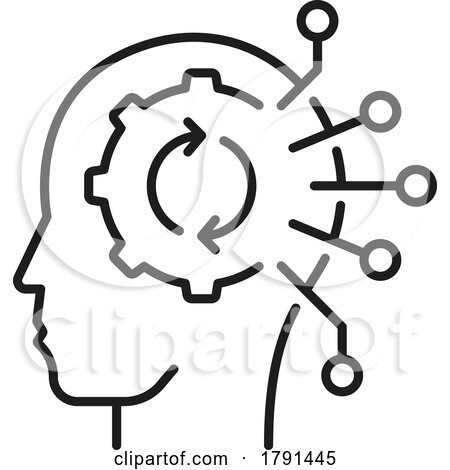 AI Brain Icon by Vector Tradition SM