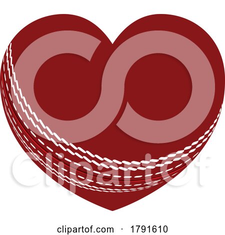 Crickat Ball Heart Shape Concept by AtStockIllustration