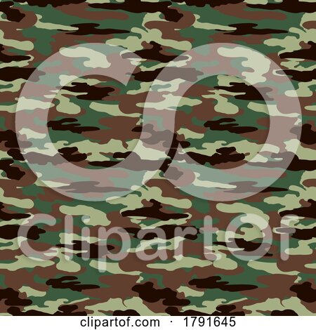 Camouflage Military Army Camo Pattern Background by AtStockIllustration