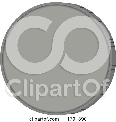 Blank Silver Coin by elaineitalia