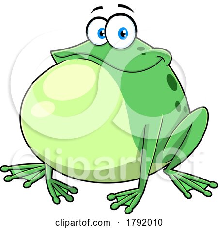 Cartoon Chubby Frog by Hit Toon