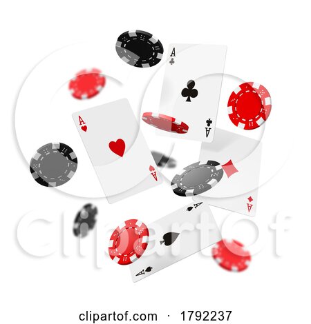 Poker Chips and Playing Cards by Vector Tradition SM