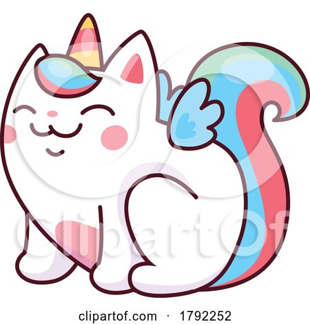 Unicorn Cat by Vector Tradition SM