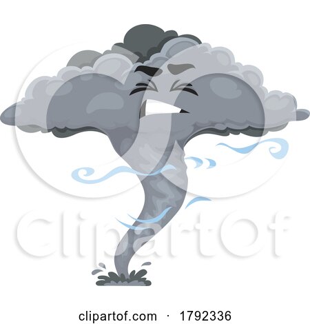 Tornado Weather Mascot by Vector Tradition SM