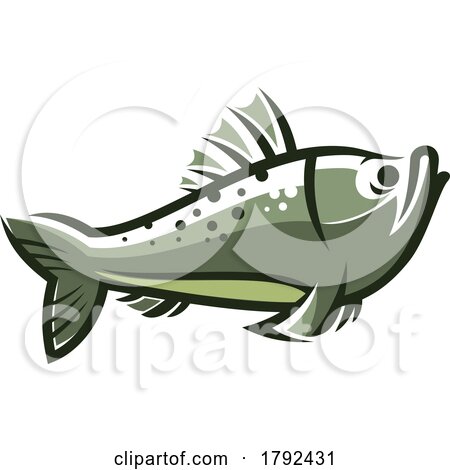 Green Fish by Vector Tradition SM