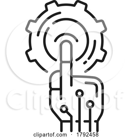 Robot Security Icon by Vector Tradition SM