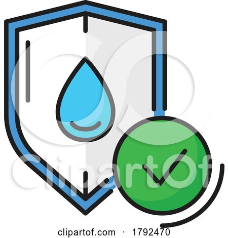 Waterproof Protection Icon by Vector Tradition SM