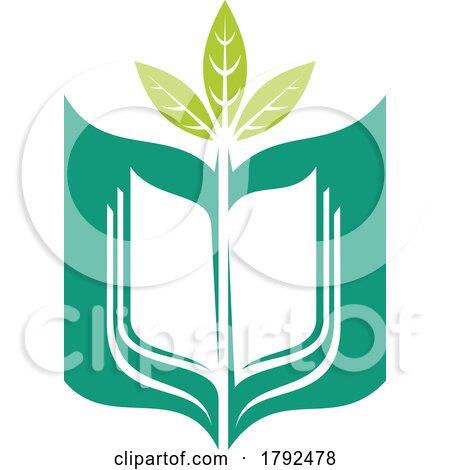 Book with Leaves by Vector Tradition SM