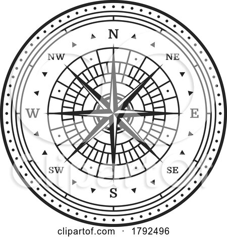 Compass Rose by Vector Tradition SM