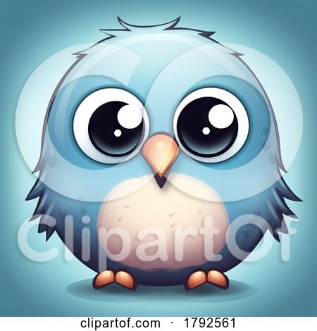 Cute Little Bird - Ios Style Icon by chrisroll
