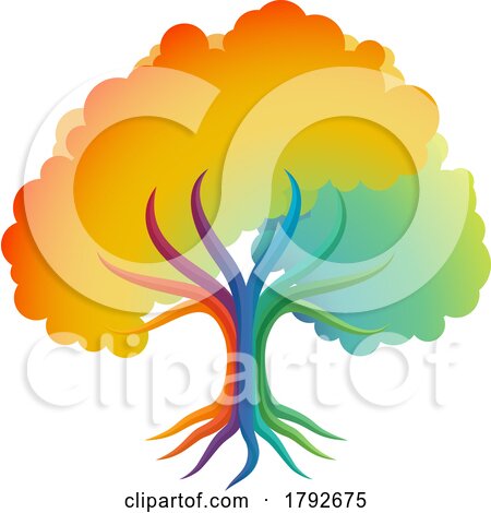 Rainbow Tree by AtStockIllustration