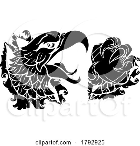 Swooping Eagle by AtStockIllustration