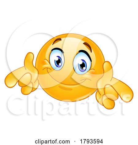 Yellow Emoticon Emoji Smiley Gesturing Finger Guns by yayayoyo