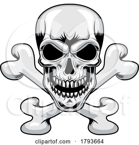 Skull and Crossbones by Hit Toon
