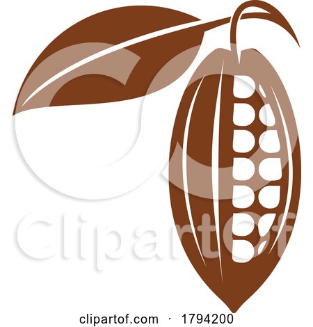 Cacao Pod Design by Vector Tradition SM