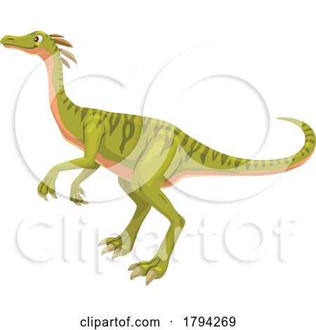 Compsognathus Dinosaur by Vector Tradition SM