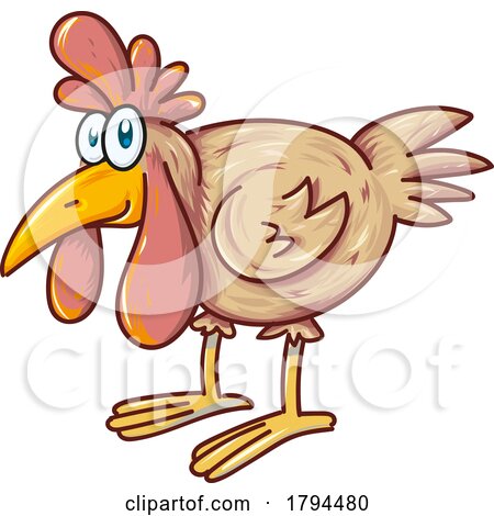 Cartoon Chicken by Domenico Condello
