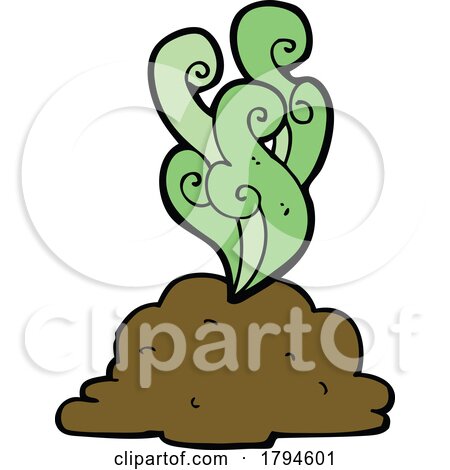 Cartoon Stinky Pile of Poop by lineartestpilot