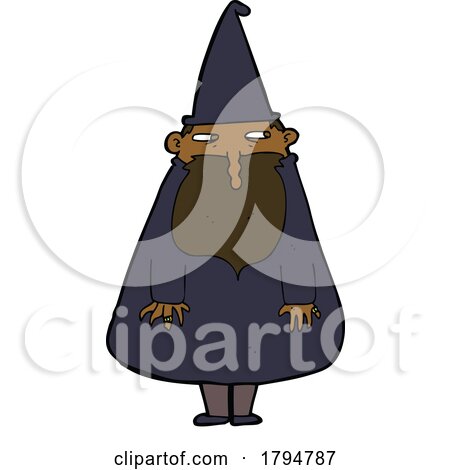 Clipart Cartoon Wizard by lineartestpilot