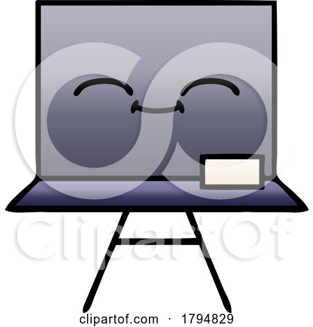 Clipart Cartoon Blackboard by lineartestpilot