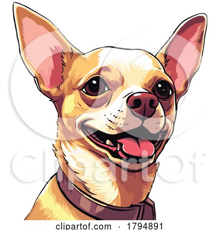Chihuahua Dog Portrait by stockillustrations