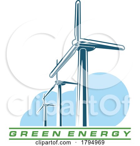 Wind Turbine Design by Vector Tradition SM