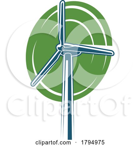 Wind Turbine Design by Vector Tradition SM