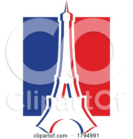 Eiffel Tower in Paris France by Vector Tradition SM