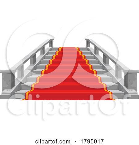 Red Carpet Stairs by Vector Tradition SM