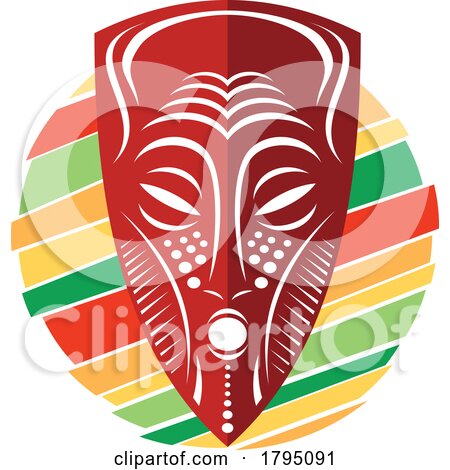 African Mask by Vector Tradition SM