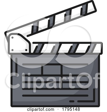 Clapperboard by Vector Tradition SM