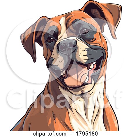 Boxer Dog by stockillustrations