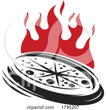 Hot Pizza Pie by Vector Tradition SM