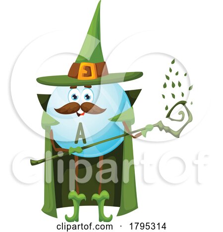 Wizard Micro Nutrient Mascot by Vector Tradition SM