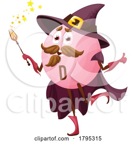 Wizard Micro Nutrient Mascot by Vector Tradition SM