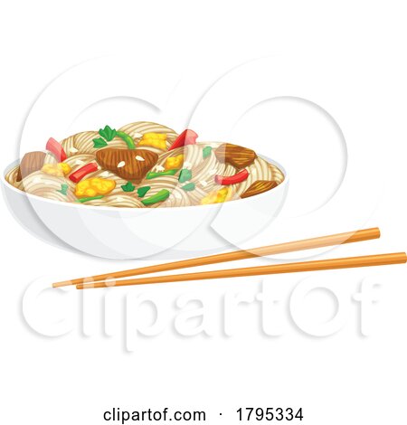 Chinese New Lunar Year Food by Vector Tradition SM