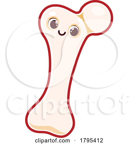 Happy Bone Mascot by Vector Tradition SM