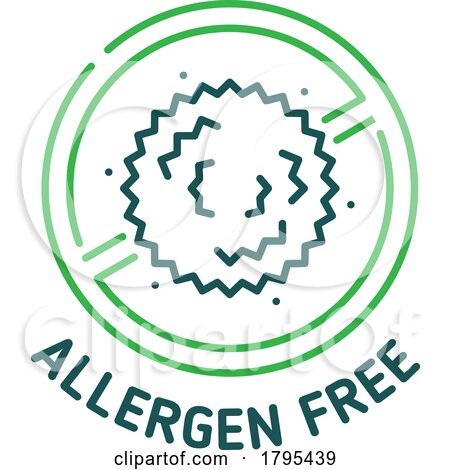 Allergen Free Label by Vector Tradition SM