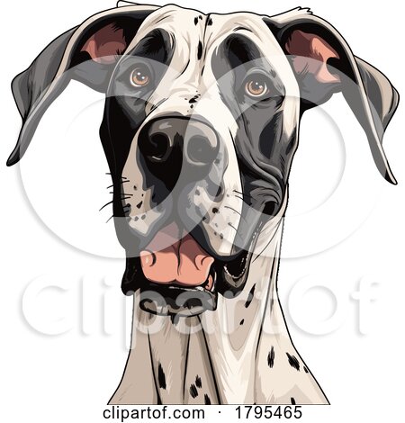 Great Dane by stockillustrations