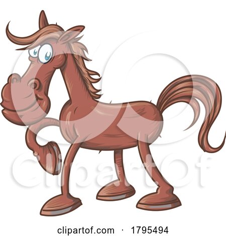 Cartoon Horse by Domenico Condello