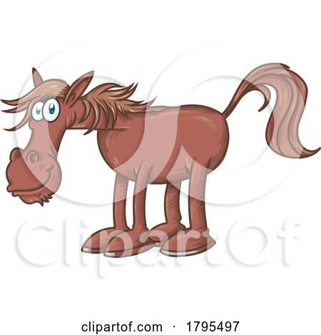 Cartoon Horse by Domenico Condello