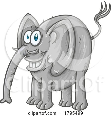 Cartoon Elephant by Domenico Condello