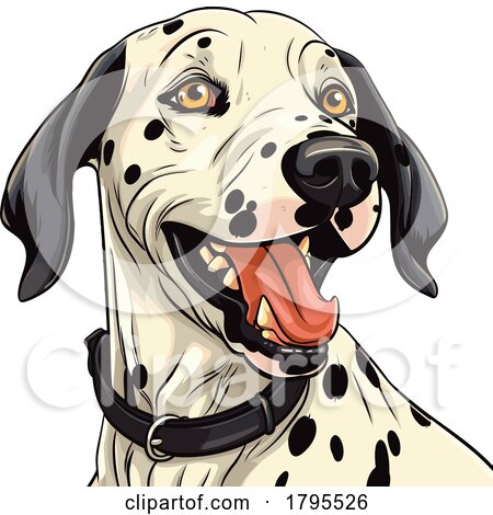 Dalmatian Dog by stockillustrations